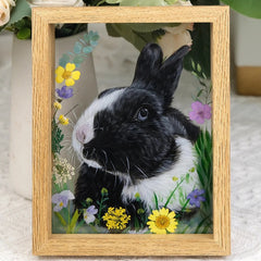 Custom Hand-Painted Glass Pet Portraits